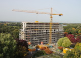 Nieuwbouwflats Admiraliteitslaan rijzen uit de grond