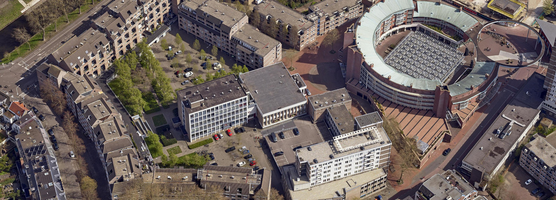 Bloemenkampkwartier luchtfoto