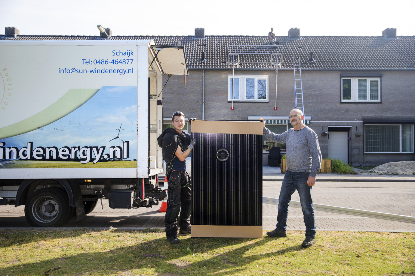Stroom van eigen dak: "Het was in een dag gefikst"