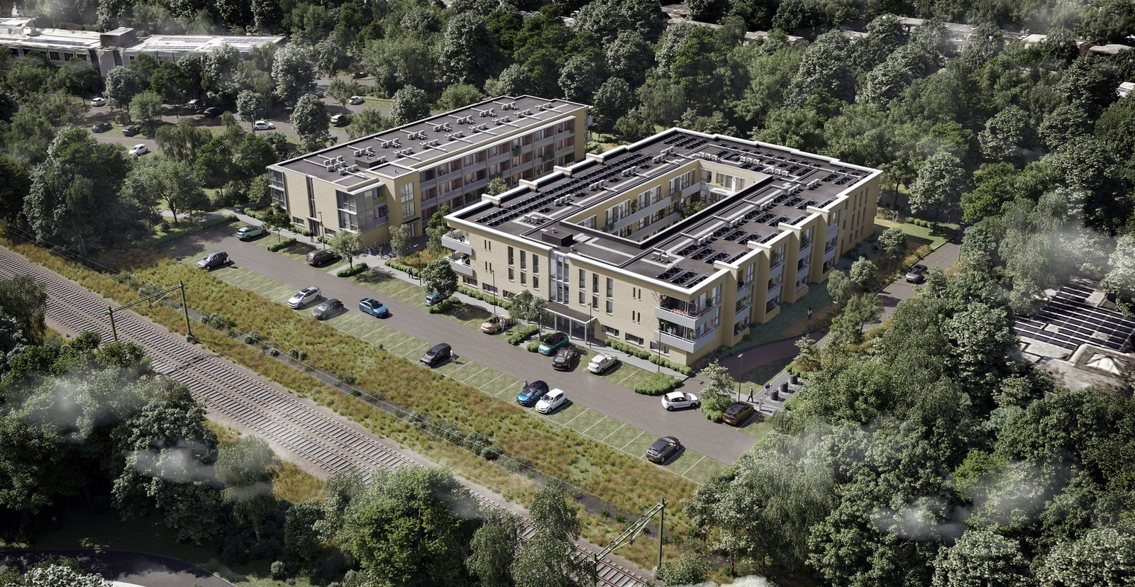 Ontwerp van nieuwbouw appartementen