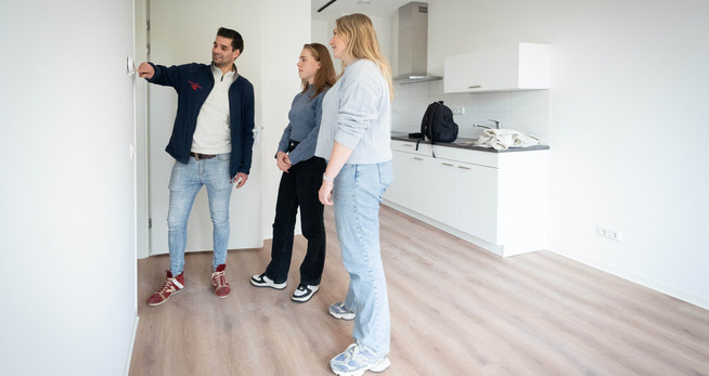 Een man en twee vrouwen