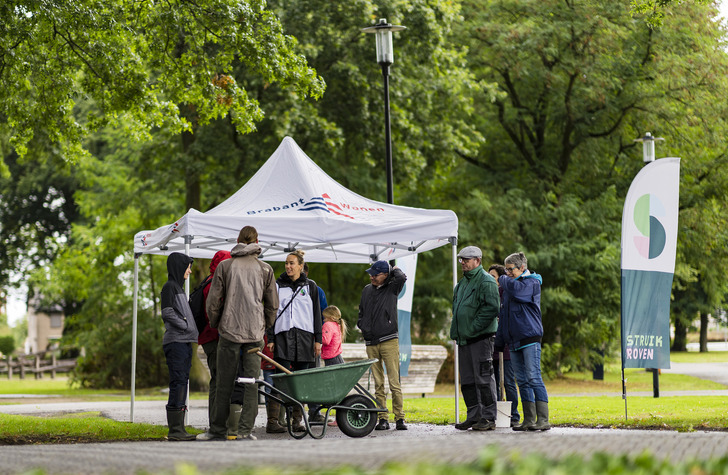 Struikroven redt achtergebleven groen