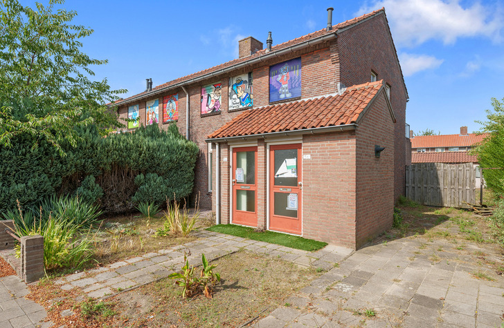 Vrolijke kleuren bij graffiti workshop