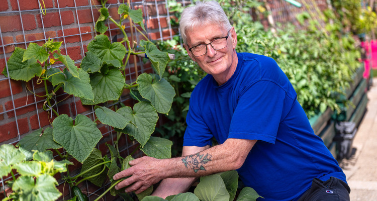 Buren delen moestuin: 'Er is genoeg voor iedereen' Buren delen moestuin: 'Er is genoeg voor iedereen'