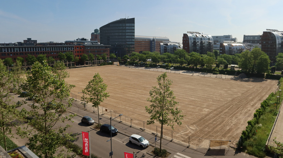 Op deze locatie worden studentenwoningen gebouwd