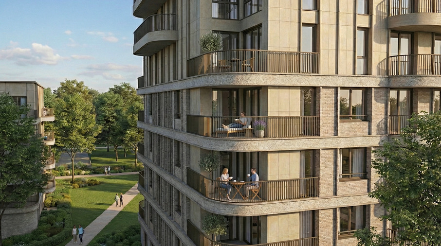 ontwerp van nieuwbouwappartementen