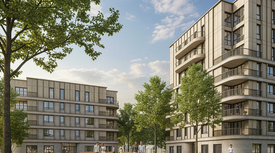 ontwerp van nieuwbouwappartementen