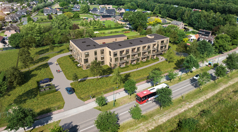 Ontwerp van een gebouw met appartementen