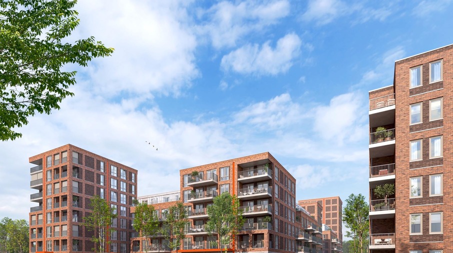 Rosso, ontwerp entreegebied blok B en C