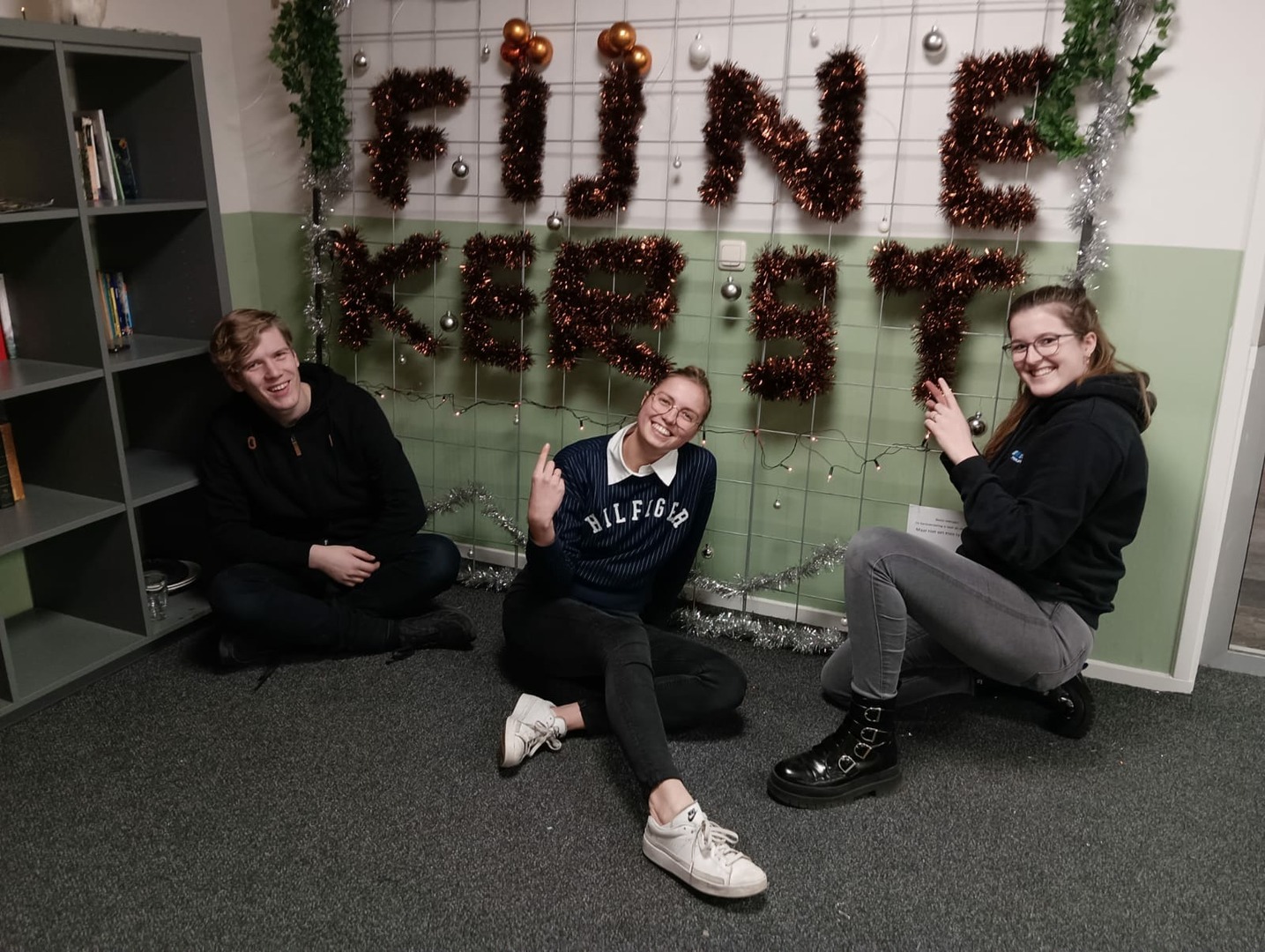 Studenten in Sterrebos 