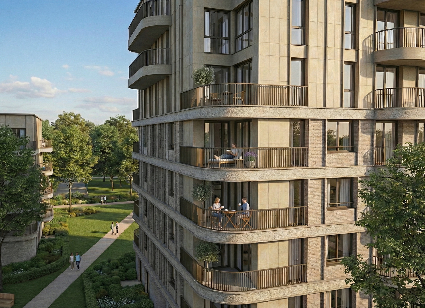 ontwerp van nieuwbouwappartementen