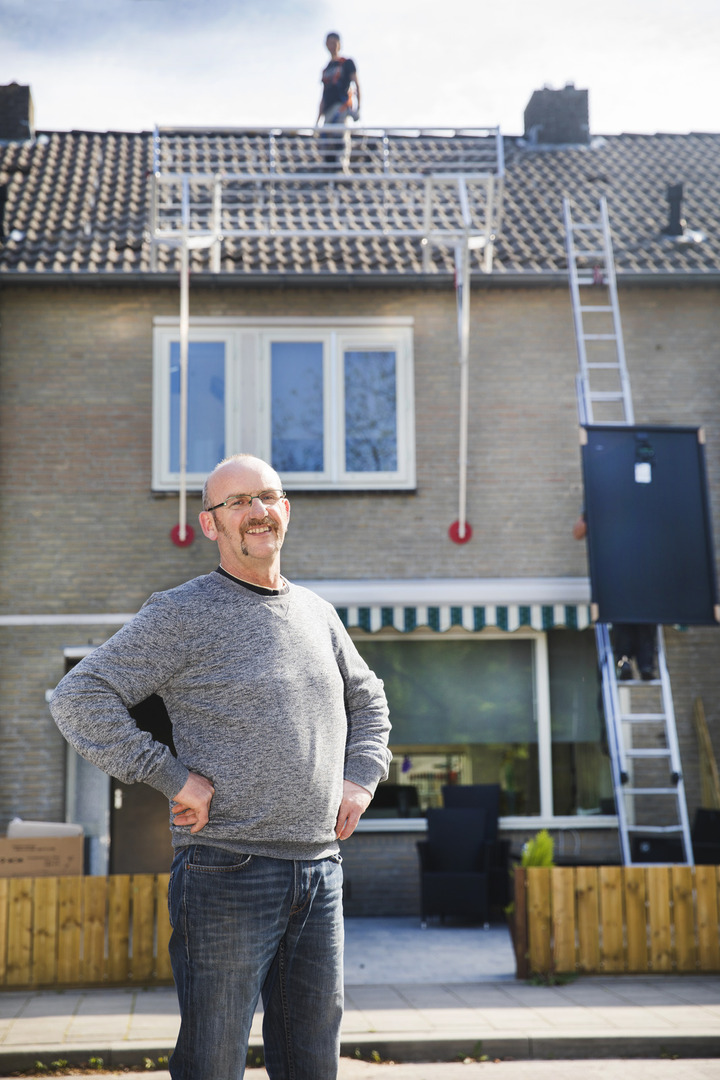 Stroom van eigen dak: "Het was in een dag gefikst"