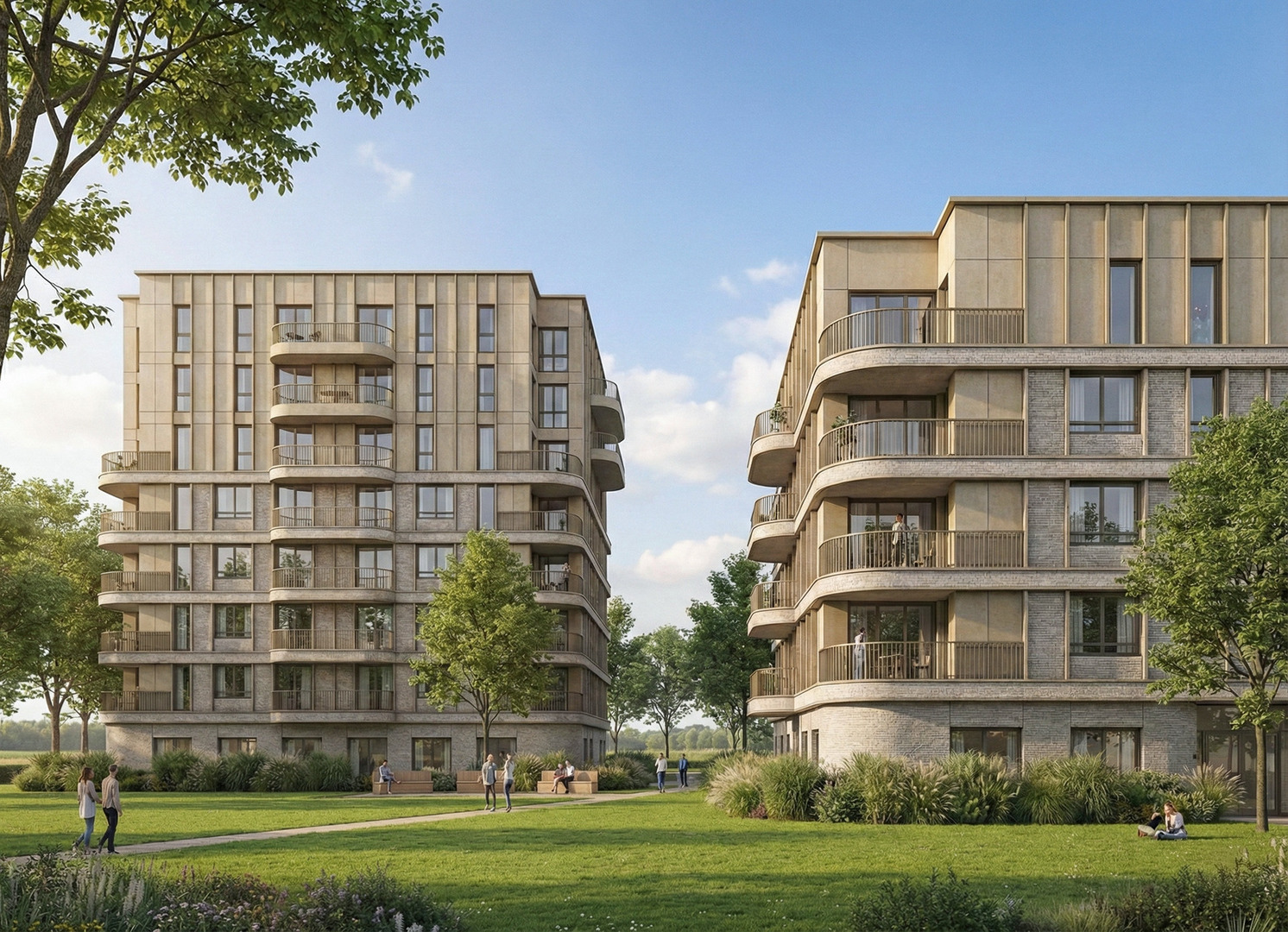 ontwerp van nieuwbouwappartementen