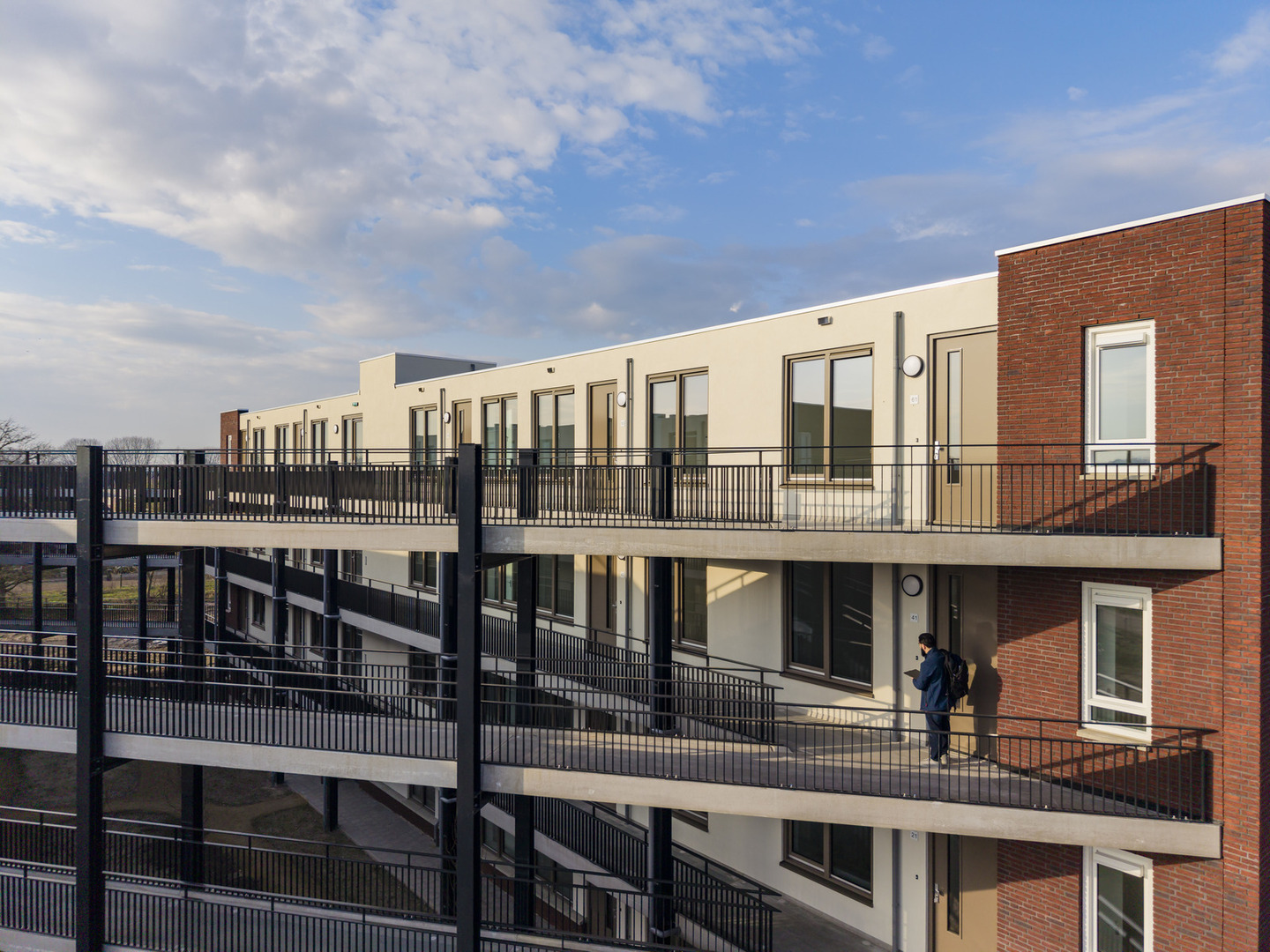 Appartementengebouw met galerij