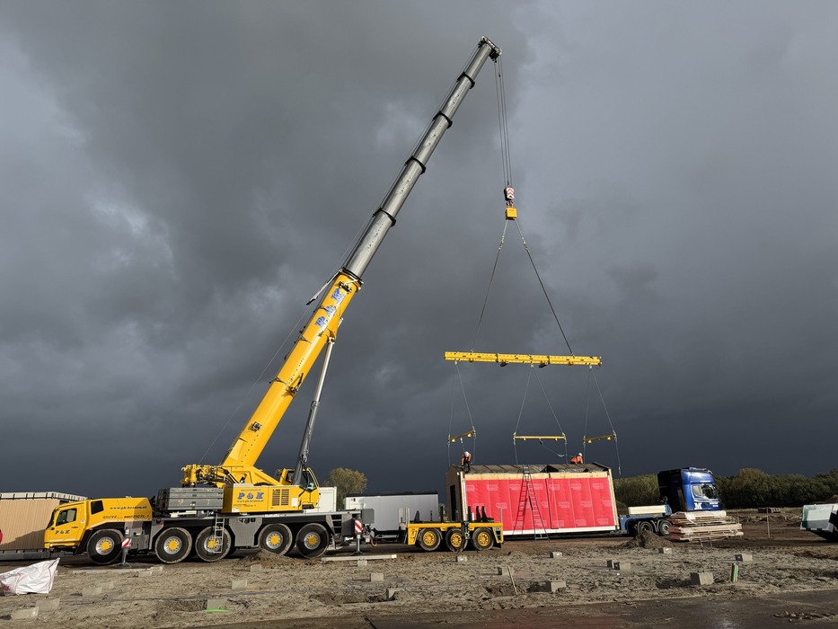 Bouw Buurtschap Gewandeweg gestart Bouwplaats