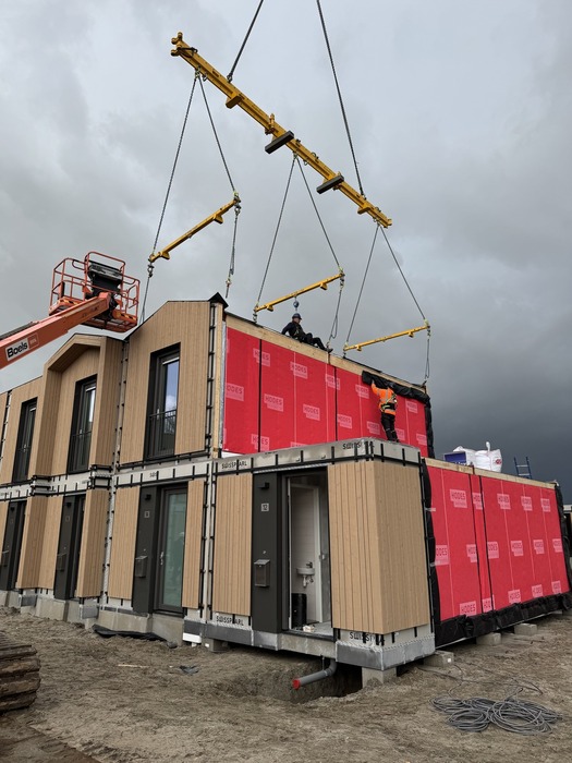 Bouw Buurtschap Gewandeweg gestart Bouwplaats